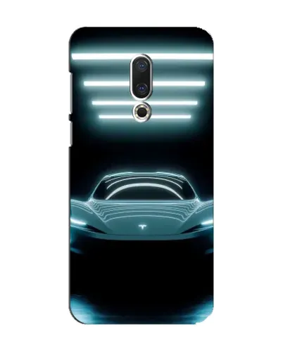 Чехол для Meizu 15 с картинкой «Tesla в неоне» Чехол для Meizu 15 с картинкой «Tesla в неоне»