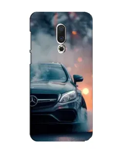 Чохол для Meizu 15 з картинкою «Mercedes — нічне місто»