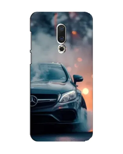 Чехол для Meizu 15 с картинкой «Mercedes — ночной город» Чехол для Meizu 15 с картинкой «Mercedes — ночной город»
