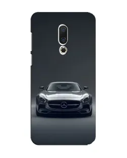 Чехол для Meizu 15 с картинкой «Mercedes на черном»