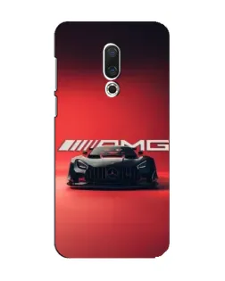 Чехол для Meizu 15 с картинкой «Mercedes AMG — красная линия»
