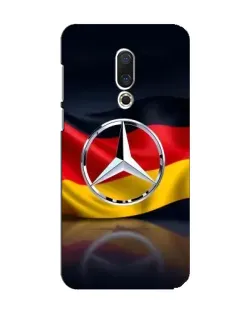 Чехол для Meizu 15 с картинкой «Mercedes — флаг Германии»