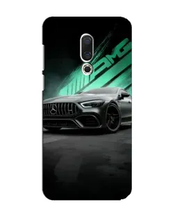 Чехол для Meizu 15 с картинкой «Темный Mercedes AMG»