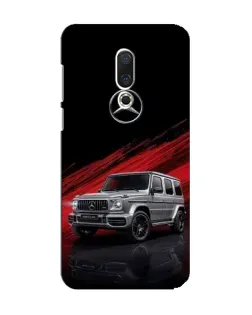 Чехол для Meizu 15 с картинкой «Mercedes G-Class красный»