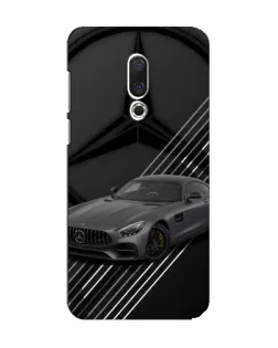 Чехол для Meizu 15 с картинкой «Mercedes AMG — графика»