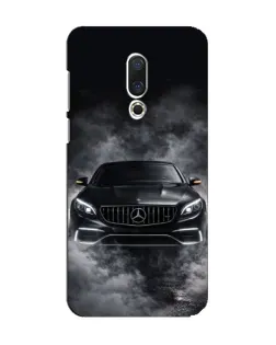 Чехол для Meizu 15 с картинкой «Mercedes в дыму»