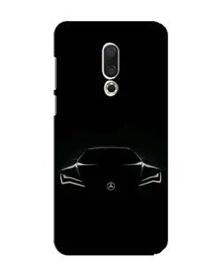 Чохол для Meizu 15 з картинкою «Mercedes — силует авто»
