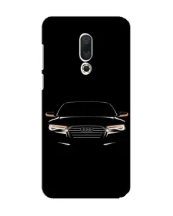 Чехол для Meizu 15 с картинкой «Audi — ночной контур»