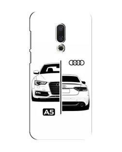 Чехол для Meizu 15 с картинкой «Audi — контрастный дизайн»