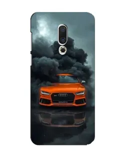 Чехол для Meizu 15 с картинкой «Audi в облаках дыма»