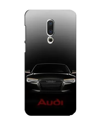 Чехол для Meizu 15 с картинкой «Audi — градиентный контур»