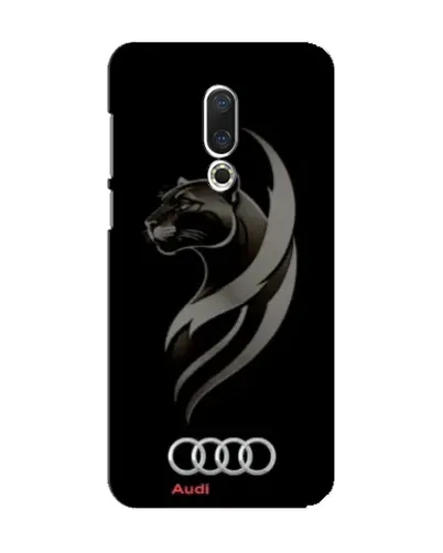 Чехол для Meizu 15 с картинкой «Графика — пантера и Audi»