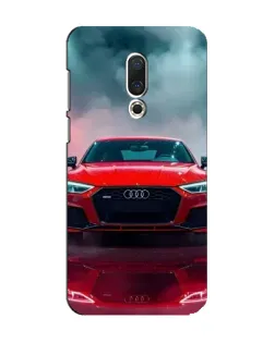 Чехол для Meizu 15 с картинкой «Audi RS — красный стиль»