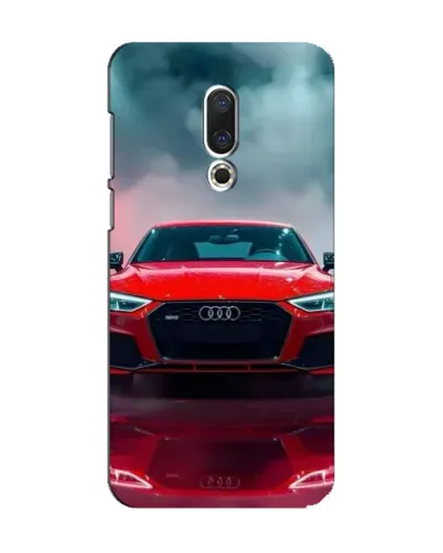 Чехол для Meizu 15 с картинкой «Audi RS — красный стиль»