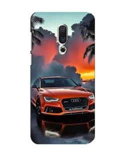 Чехол для Meizu 15 с картинкой «Audi — закат»