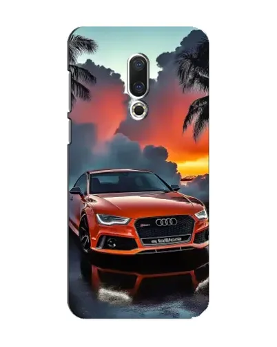 Чехол для Meizu 15 с картинкой «Audi — закат»