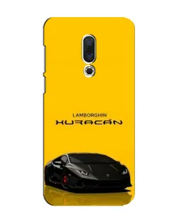 Чохол для Meizu 15 з картинкою «Lamborghini Huracan чорний»