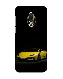 Чохол для Meizu 15 з картинкою «Lamborghini жовтий акцент»