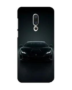 Чохол для Meizu 15 з картинкою «Чорний Lamborghini Aventador»