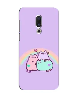 Чохол для Meizu 15 з картинкою «Веселкові Пушини»