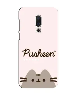Чохол для Meizu 15 з картинкою «Pusheen логотип»