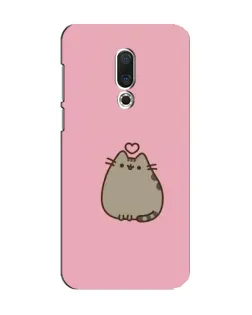 Чохол для Meizu 15 з картинкою «Pusheen серце»