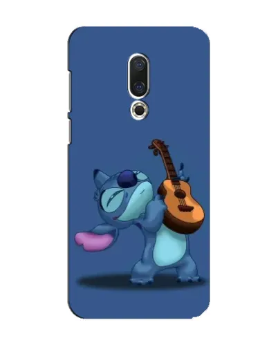 Чехол для Meizu 15 с картинкой «Стич с укулеле»