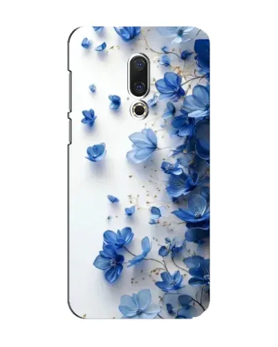 Чохол для Meizu 15 з картинкою «Блакитний квітковий каскад»