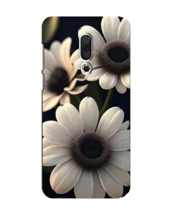 Чохол для Meizu 15 з картинкою «Білі маргаритки макро»