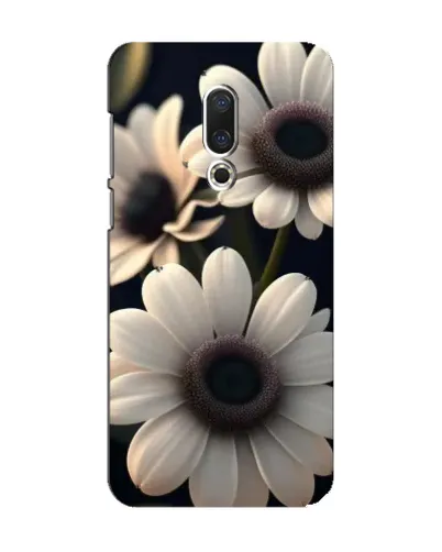Чохол для Meizu 15 з картинкою «Білі маргаритки макро»