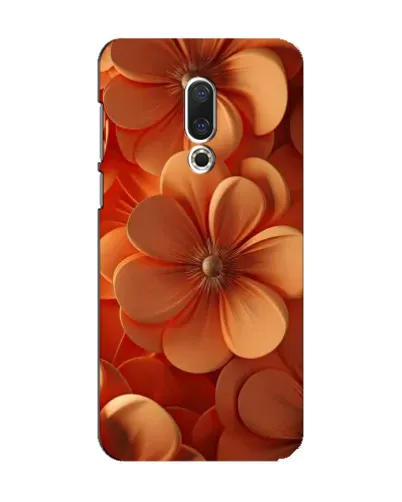 Чохол для Meizu 15 з картинкою «Помаранчева макро квітка»
