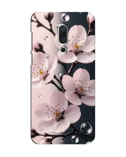 Чехол для Meizu 15 с картинкой «Нежная сакура и капли» Чехол для Meizu 15 с картинкой «Нежная сакура и капли»