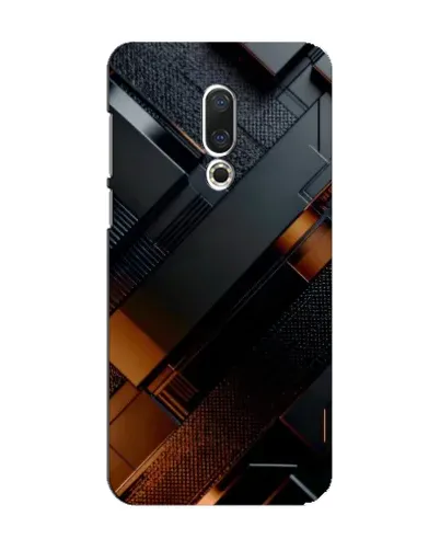 Чохол для Meizu 15 з картинкою «Чорні геометричні блоки» Чохол для Meizu 15 з картинкою «Чорні геометричні блоки»