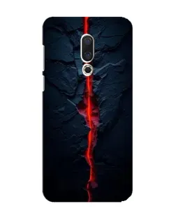 Чохол для Meizu 15 з картинкою «Червона лавова тріщина»