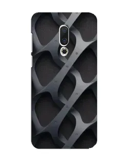 Чохол для Meizu 15 з картинкою «Об'ємне сіре плетіння»
