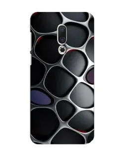 Чохол для Meizu 15 з картинкою «Об'ємна темна решітка»