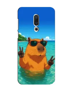 Чохол для Meizu 15 з картинкою «Морська капібара»