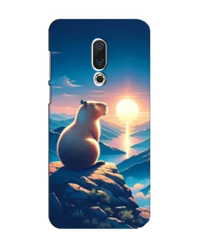 Чохол для Meizu 15 з картинкою «Захід сонця з капібарою» Чохол для Meizu 15 з картинкою «Захід сонця з капібарою»