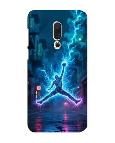 Чехол для Meizu 16 Plus с картинкой «Jordan Gold Jumpman»