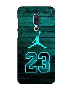 Чехол для Meizu 16 Plus с картинкой «Jordan Cyan 23»