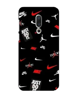 Чехол для Meizu 16 Plus с картинкой «Nike Mix Pattern»