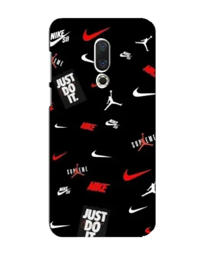 Чехол для Meizu 16 Plus с картинкой «Nike Mix Pattern»
