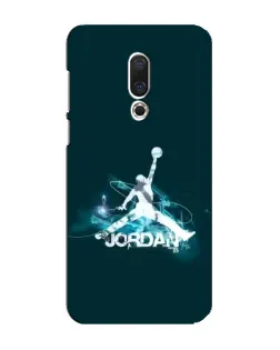 Чехол для Meizu 16 Plus с картинкой «Jordan Blue Fire»