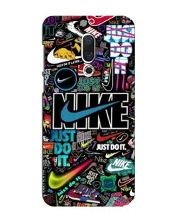 Чохол для Meizu 16 Plus з картинкою «Яскравий колаж Nike»