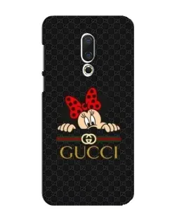 Чохол для Meizu 16 Plus з картинкою «Мінні Маус Gucci — чорний»