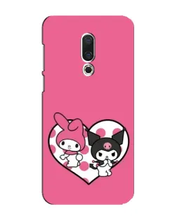 Чохол для Meizu 16 Plus з картинкою «Kuromi та My Melody»