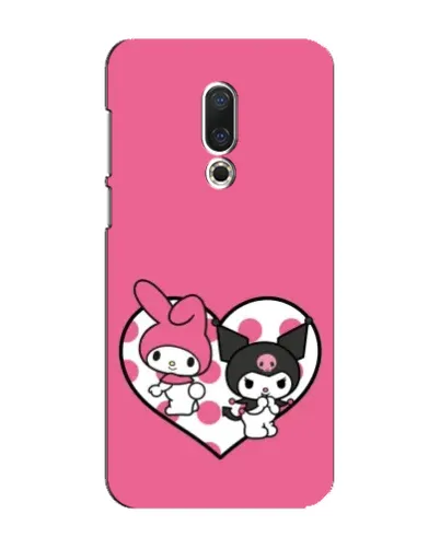 Чохол для Meizu 16 Plus з картинкою «Kuromi та My Melody» Чохол для Meizu 16 Plus з картинкою «Kuromi та My Melody»