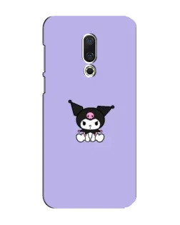 Чохол для Meizu 16 Plus з картинкою «Kuromi — фіолетовий мінімалізм»