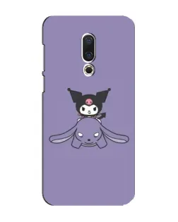 Чохол для Meizu 16 Plus з картинкою «Kuromi на ліловому фоні»