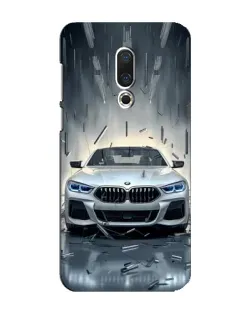Чохол для Meizu 16 Plus з картинкою «BMW у світлі фар»